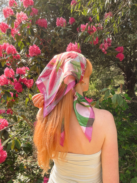 Large Stargazer Silk Scarf 90