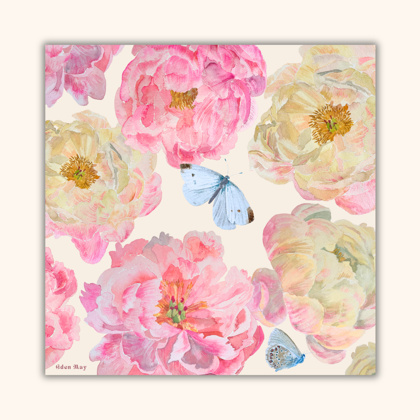 Large Peony Scarf