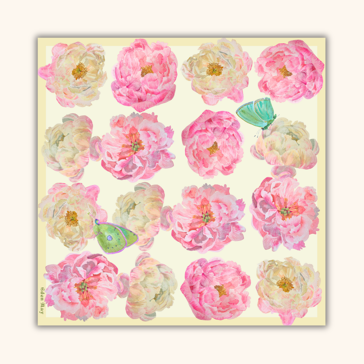 Butter Peony Scarf