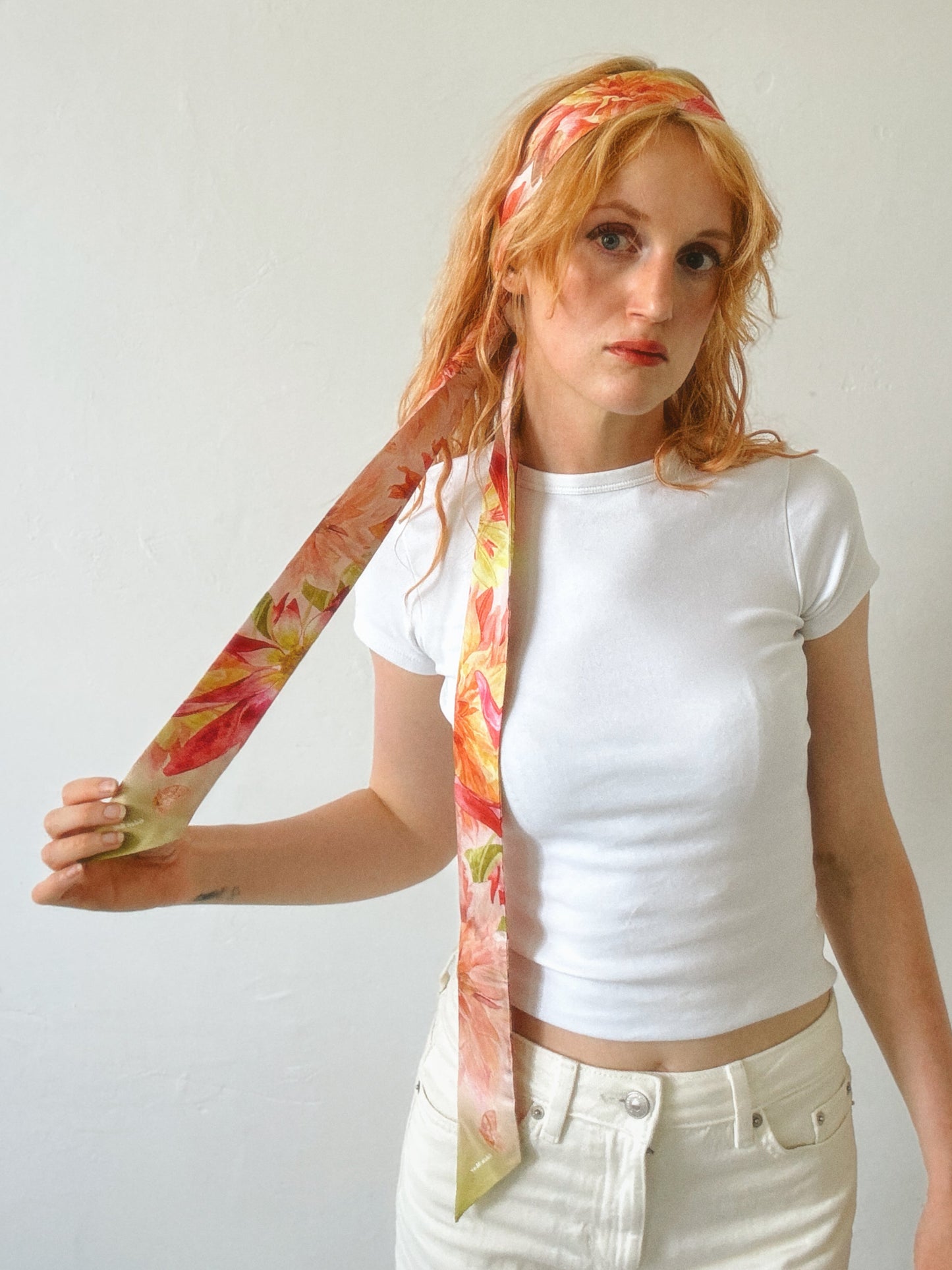 Dahlia Sorbet Silk Ribbon