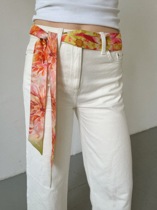 Dahlia Sorbet Silk Ribbon