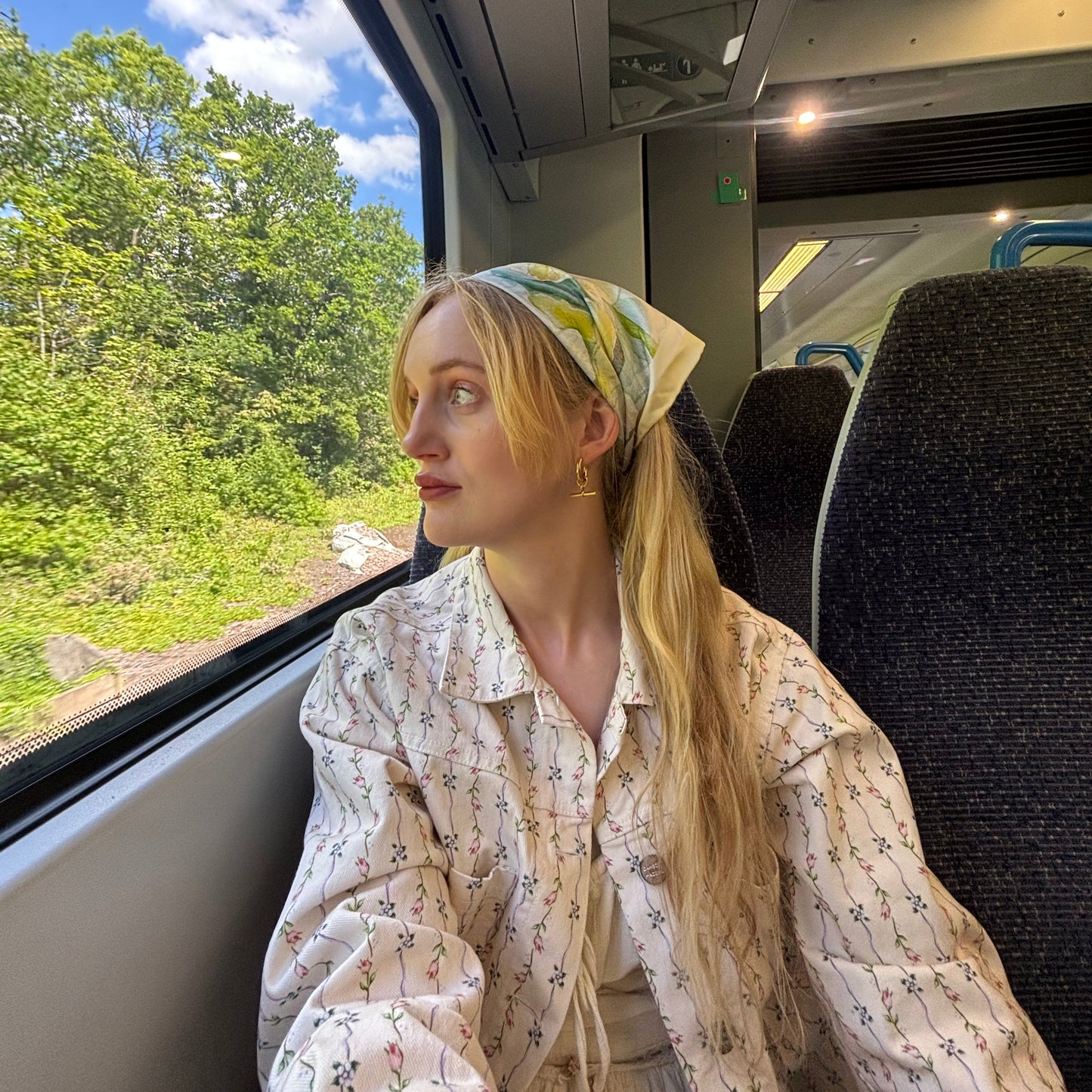 Butter Yellow Silk Scarf