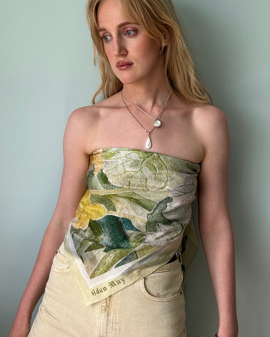 Large Butter Yellow Scarf