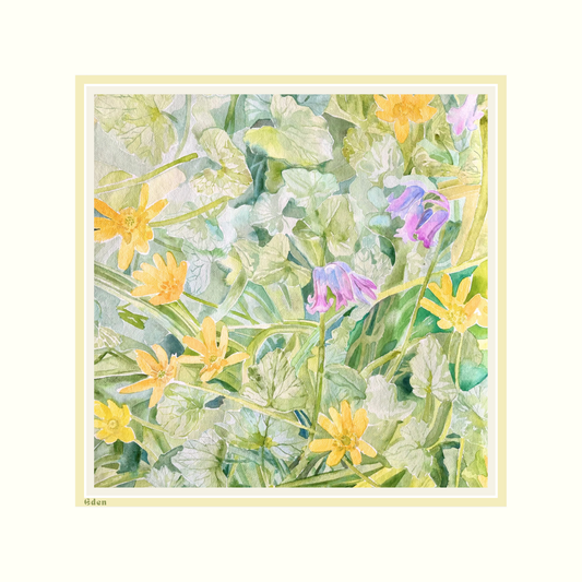 Butter Yellow Silk Scarf 65