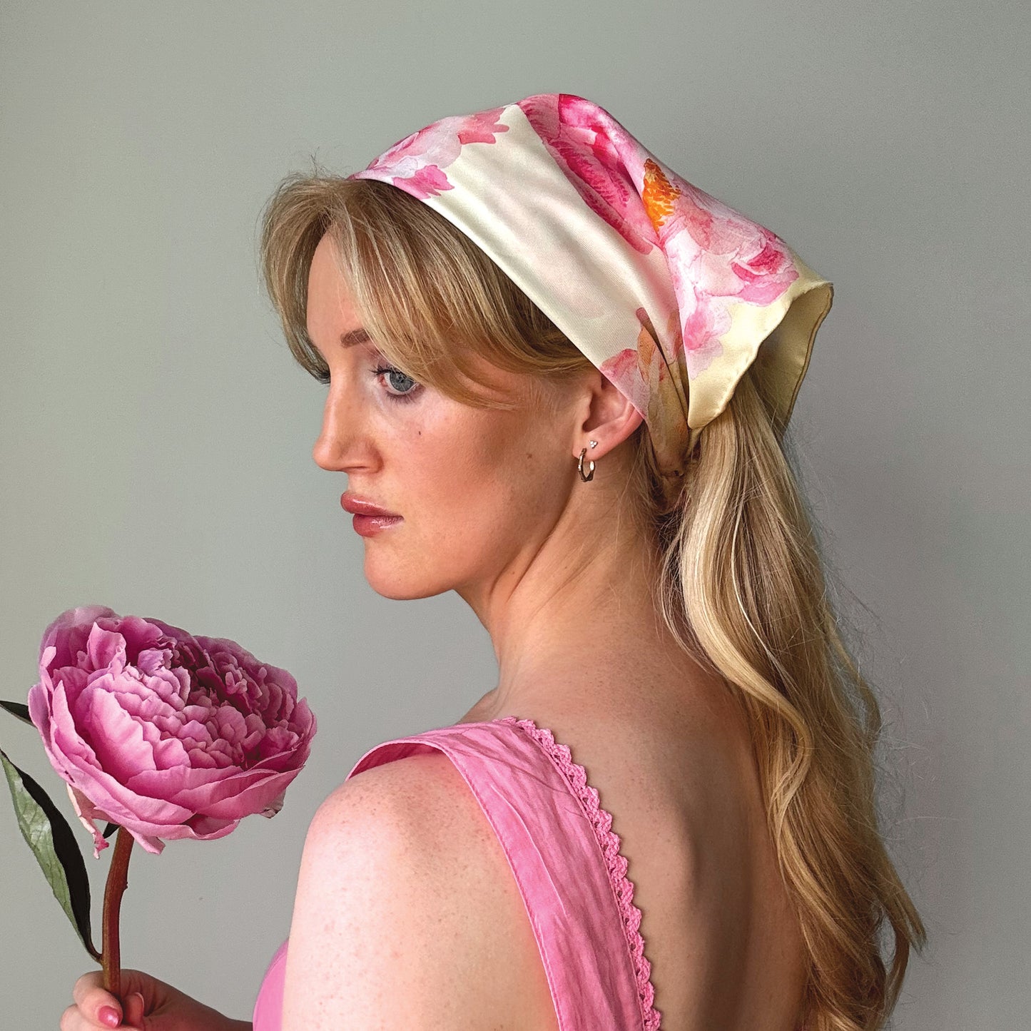 Butter Peony Scarf