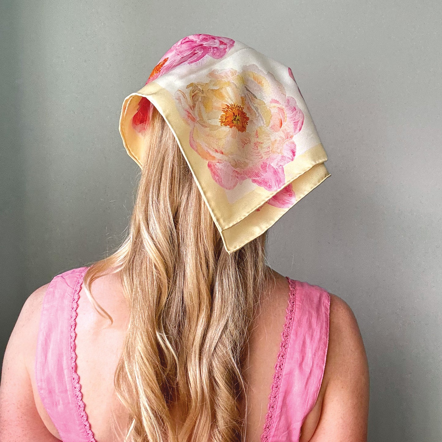 Butter Peony Scarf