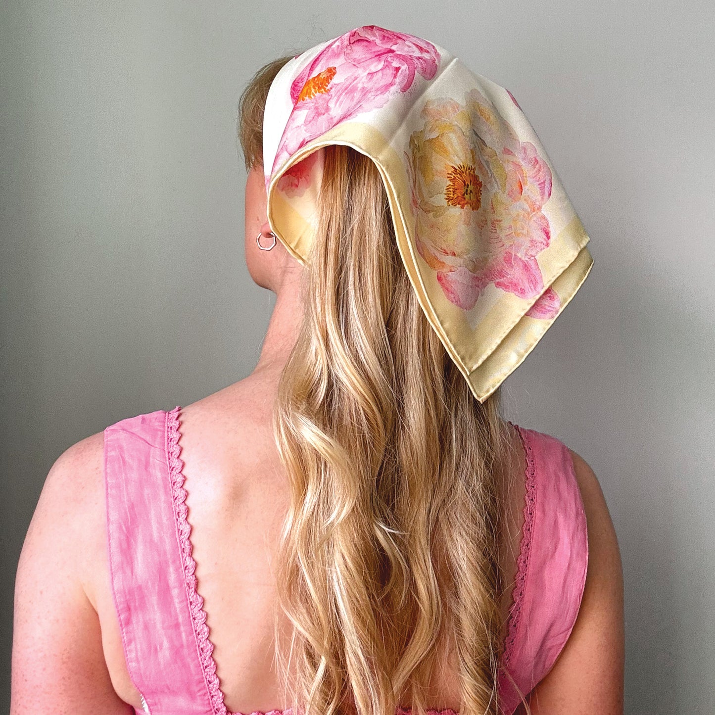Butter Peony Scarf