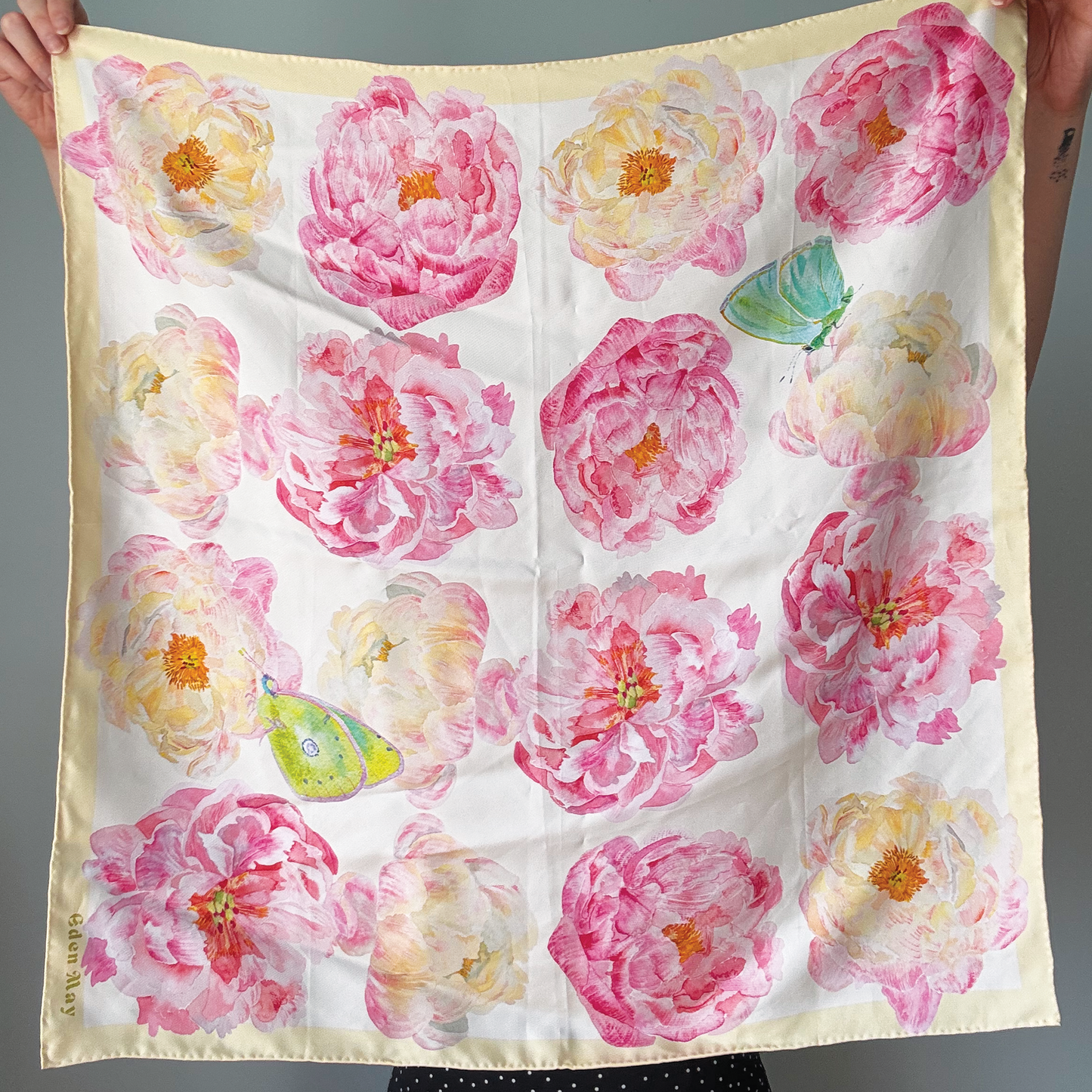 Butter Peony Scarf