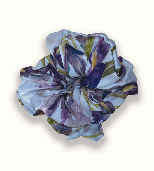 Iris Silk Scrunchie