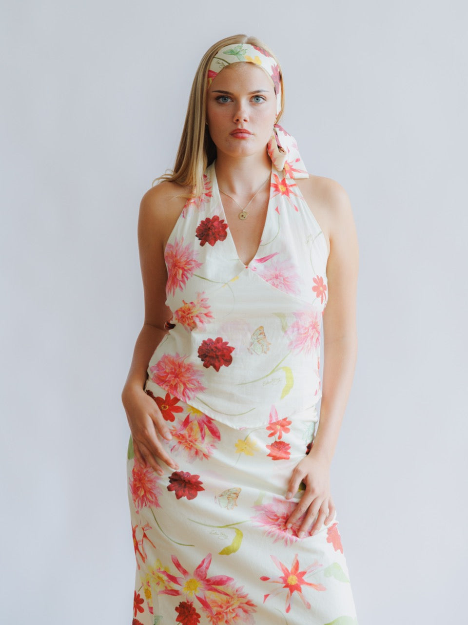 Cream Dahlia Silk Ribbon