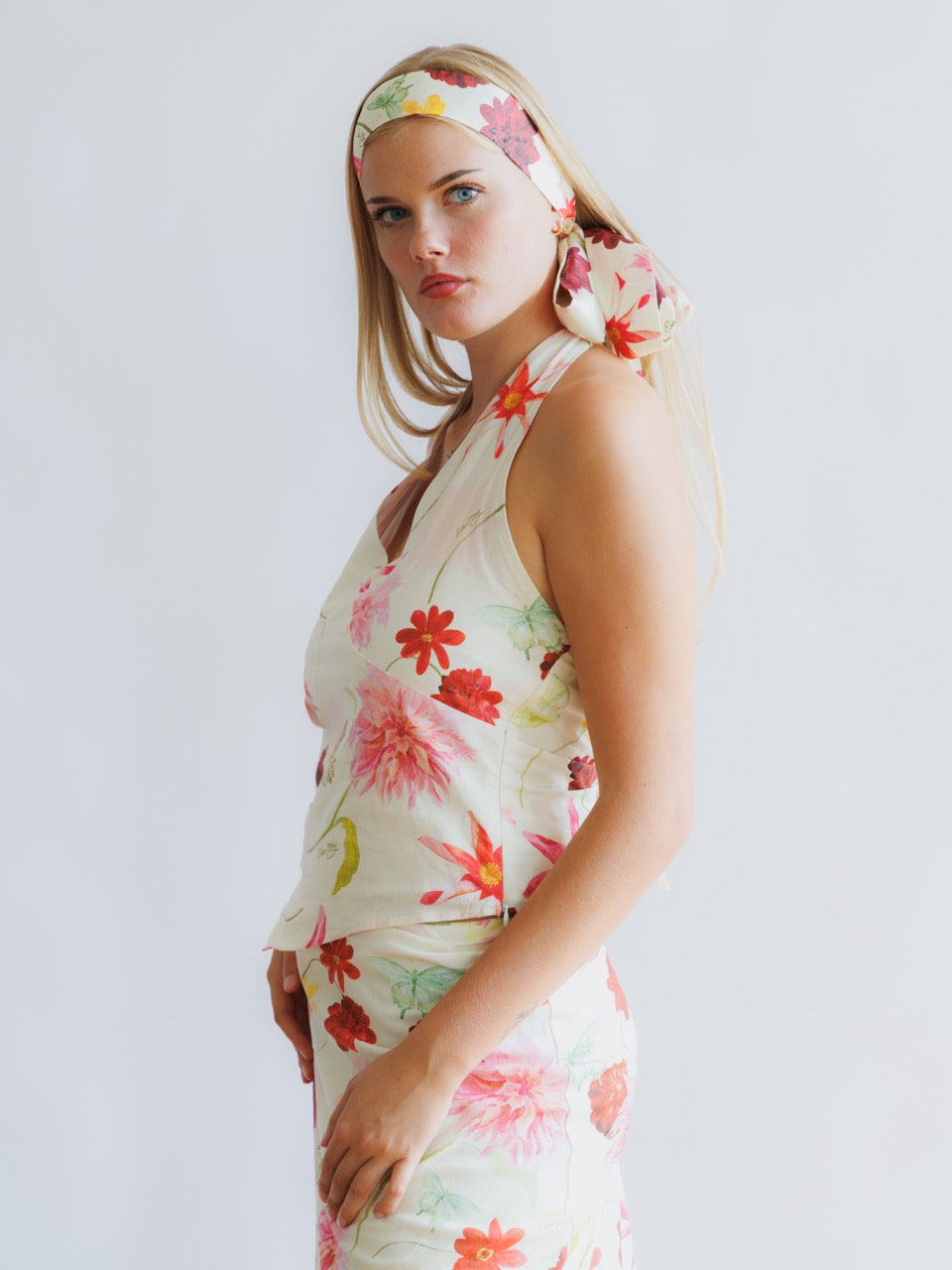 Cream Dahlia Silk Ribbon