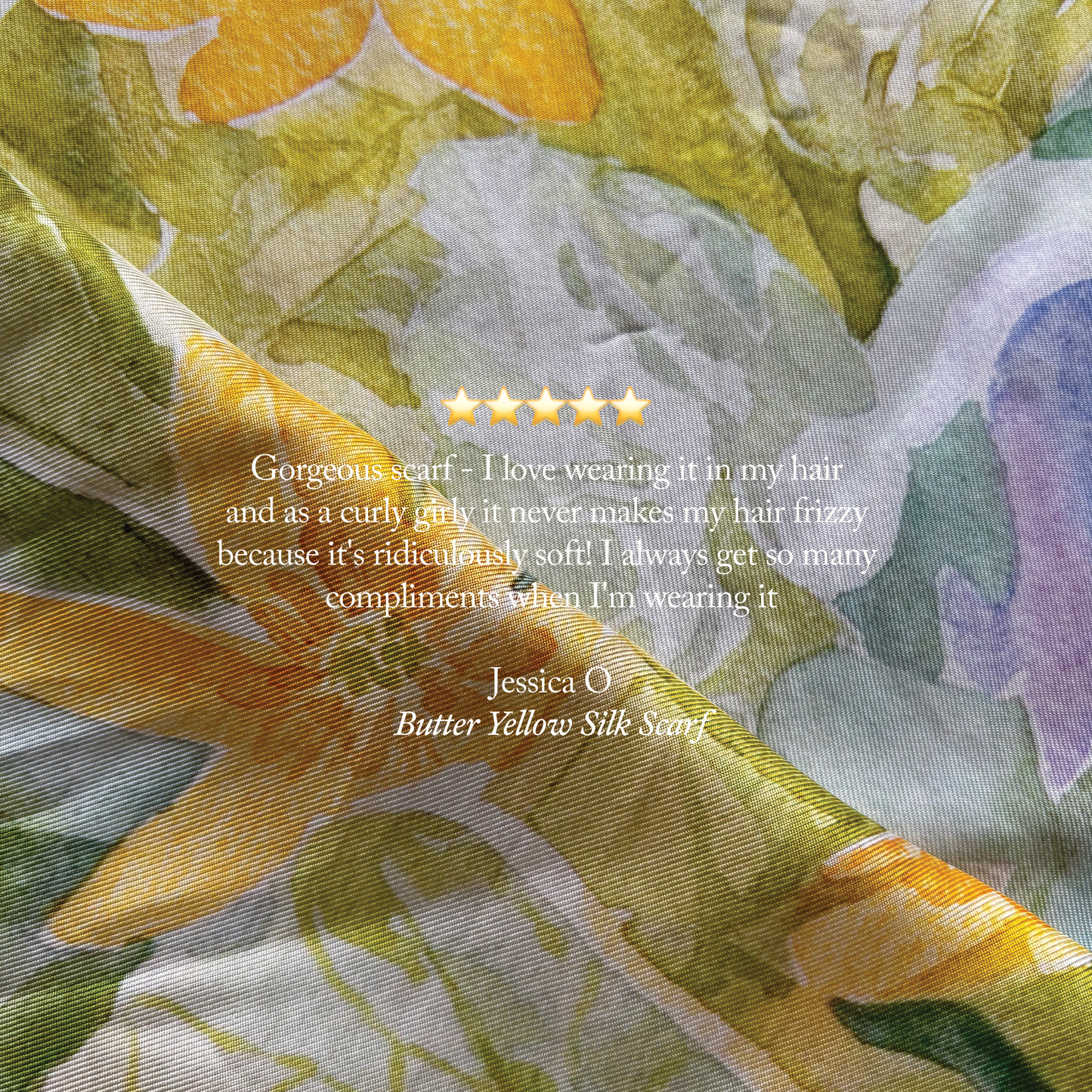 Butter Yellow Silk Scarf