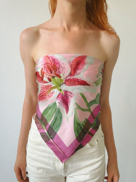 Large Stargazer Silk Scarf 90