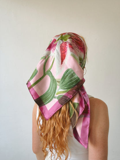 Large Stargazer Silk Scarf 90