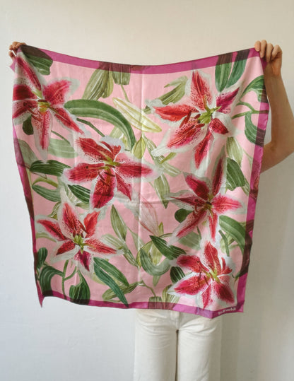 Large Stargazer Silk Scarf 90