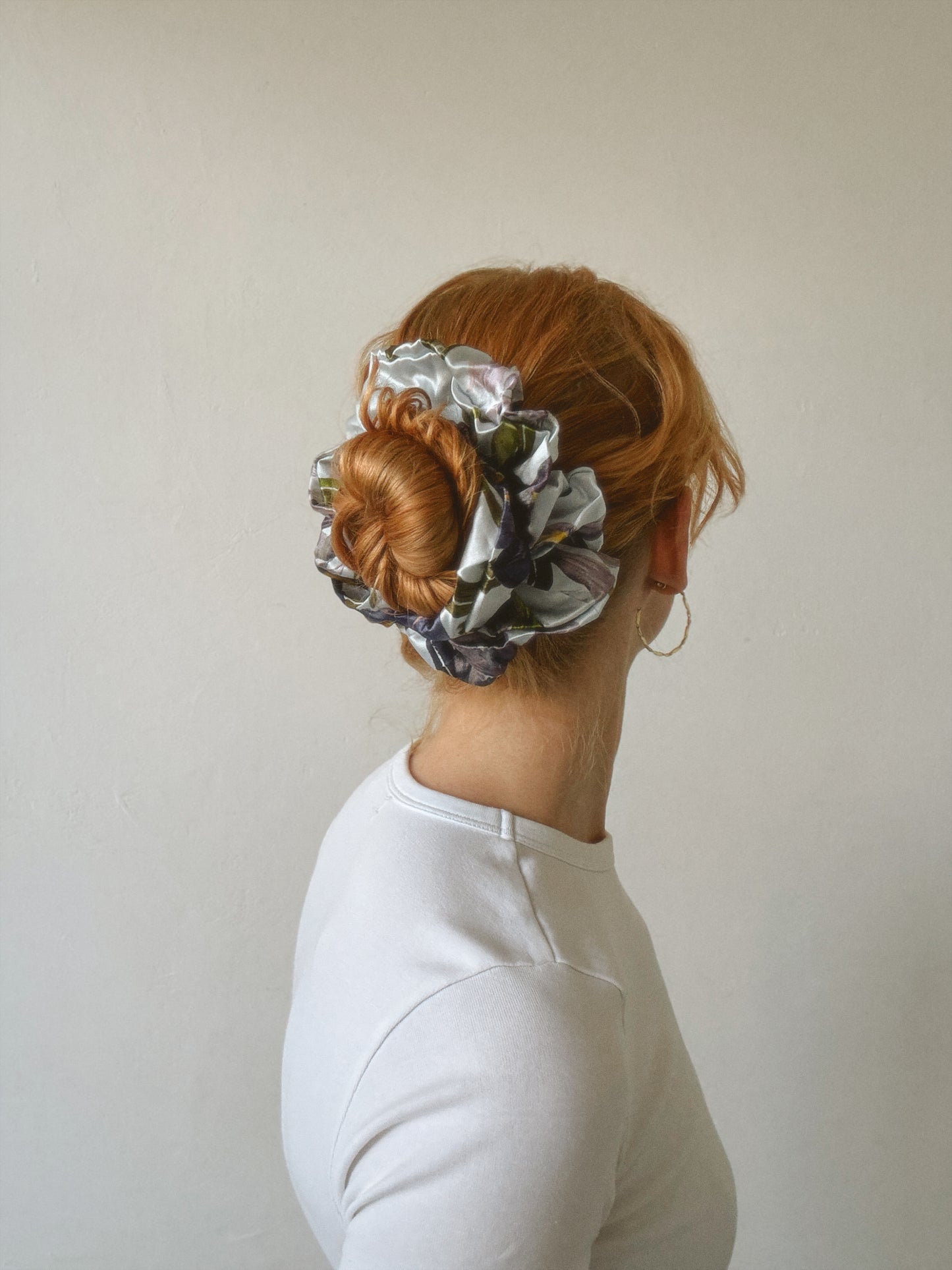 Iris Silk Scrunchie