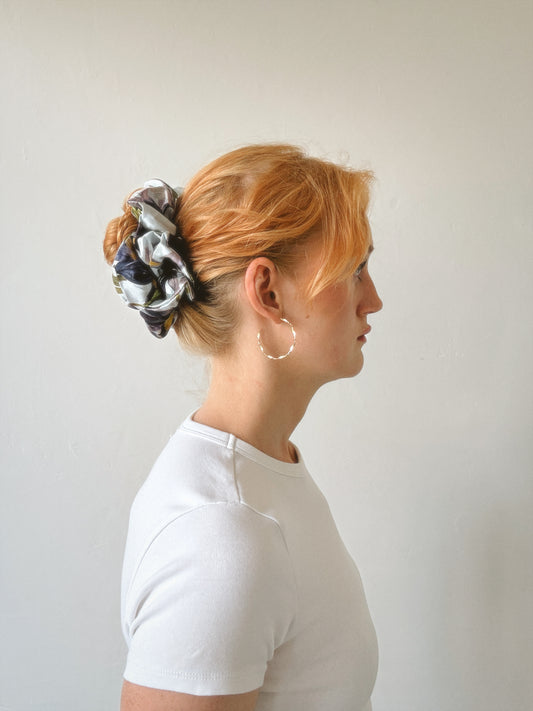 Iris Silk Scrunchie