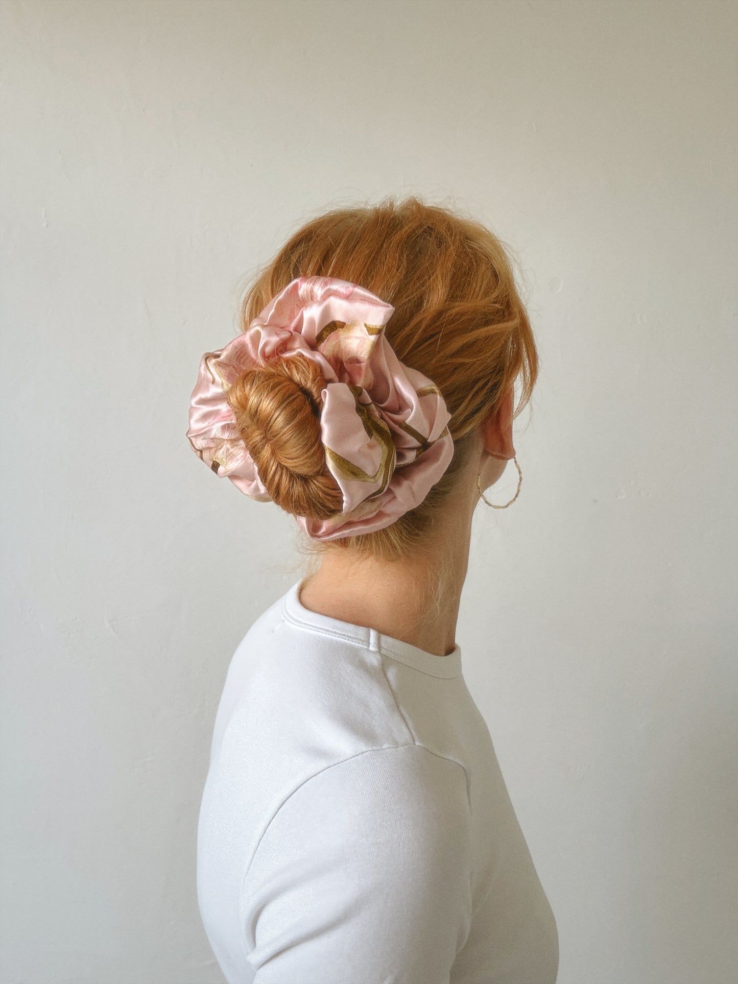 Tulip Silk Scrunchie