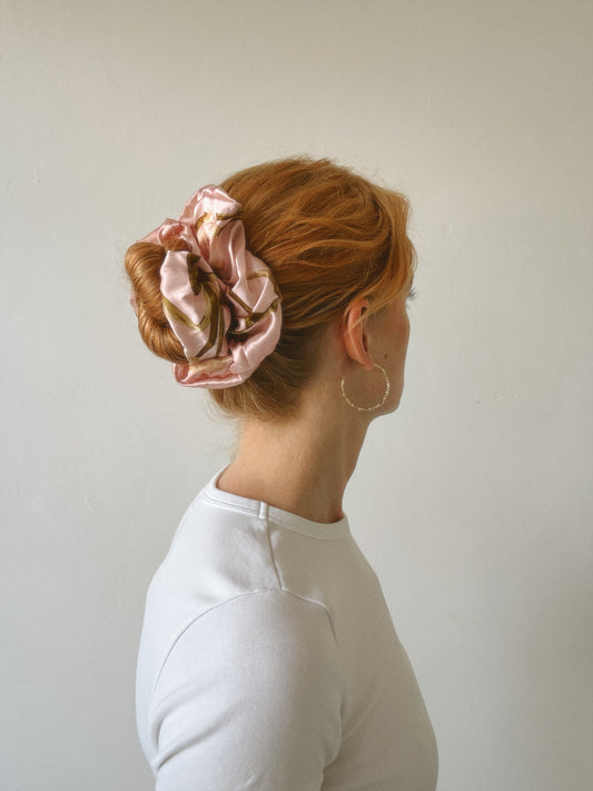 Tulip Silk Scrunchie