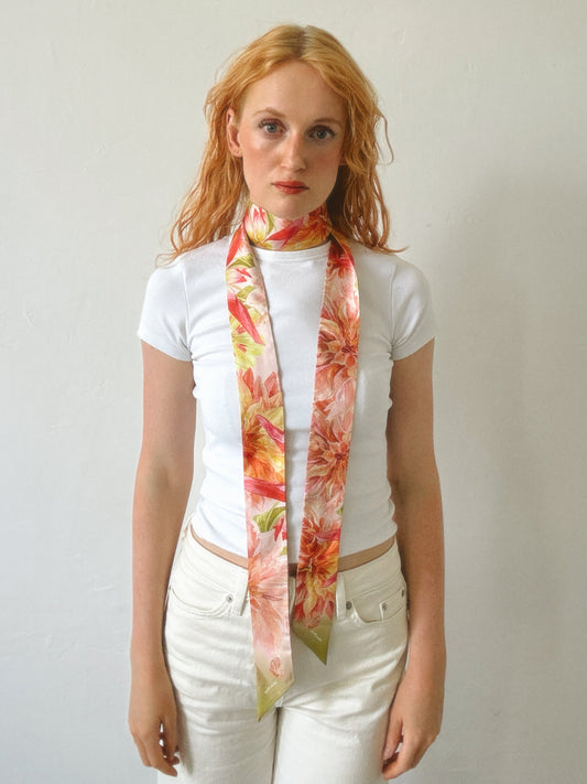 Dahlia Sorbet Silk Ribbon