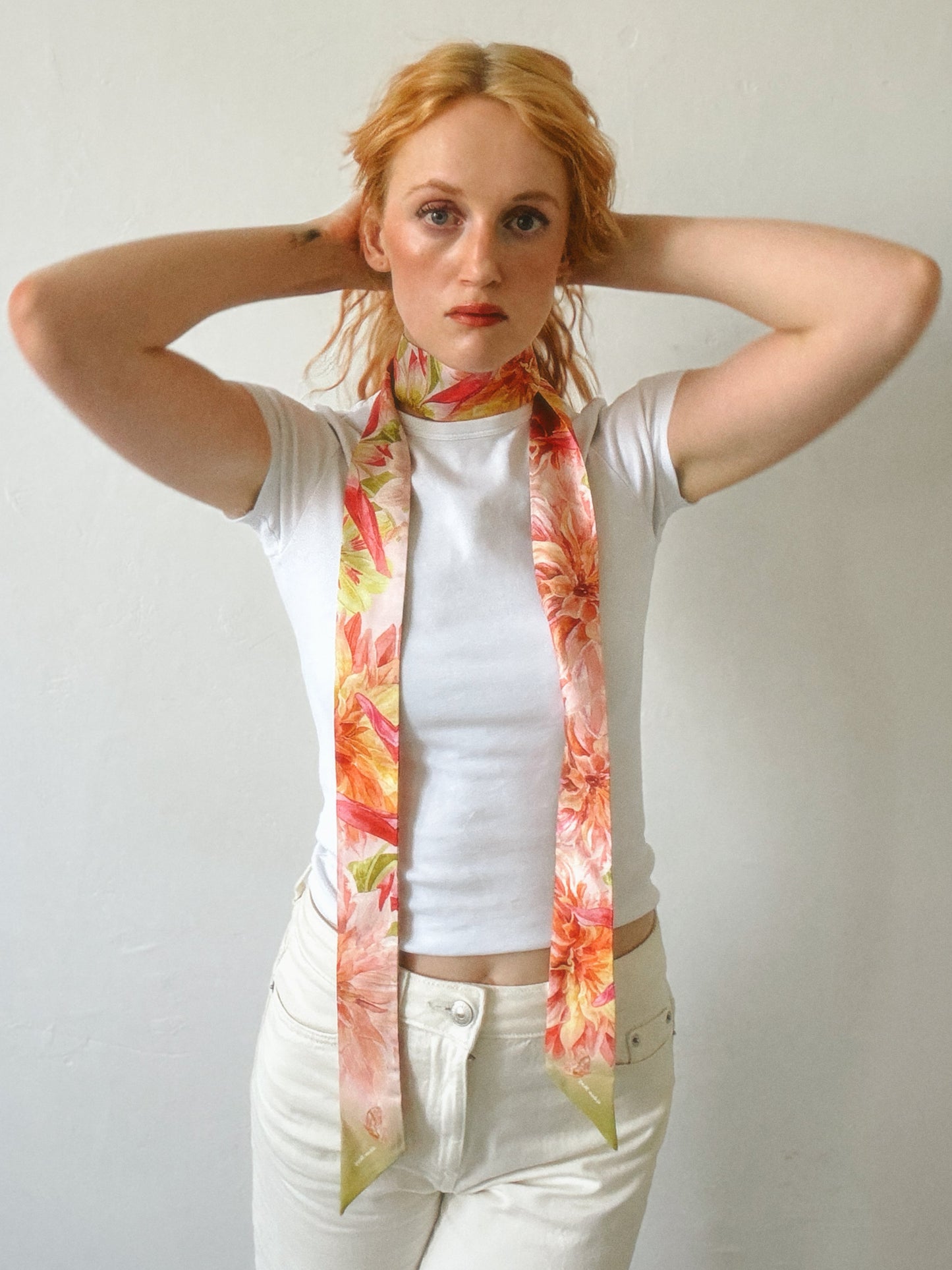 Dahlia Sorbet Silk Ribbon