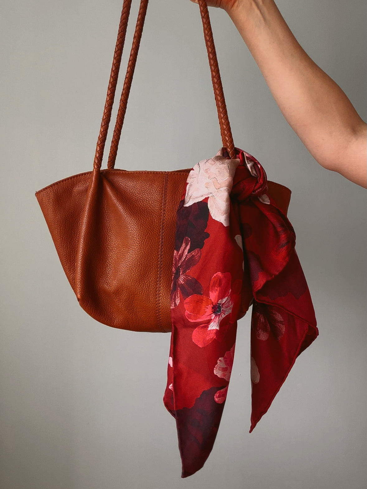 Ruby Rose Silk Scarf