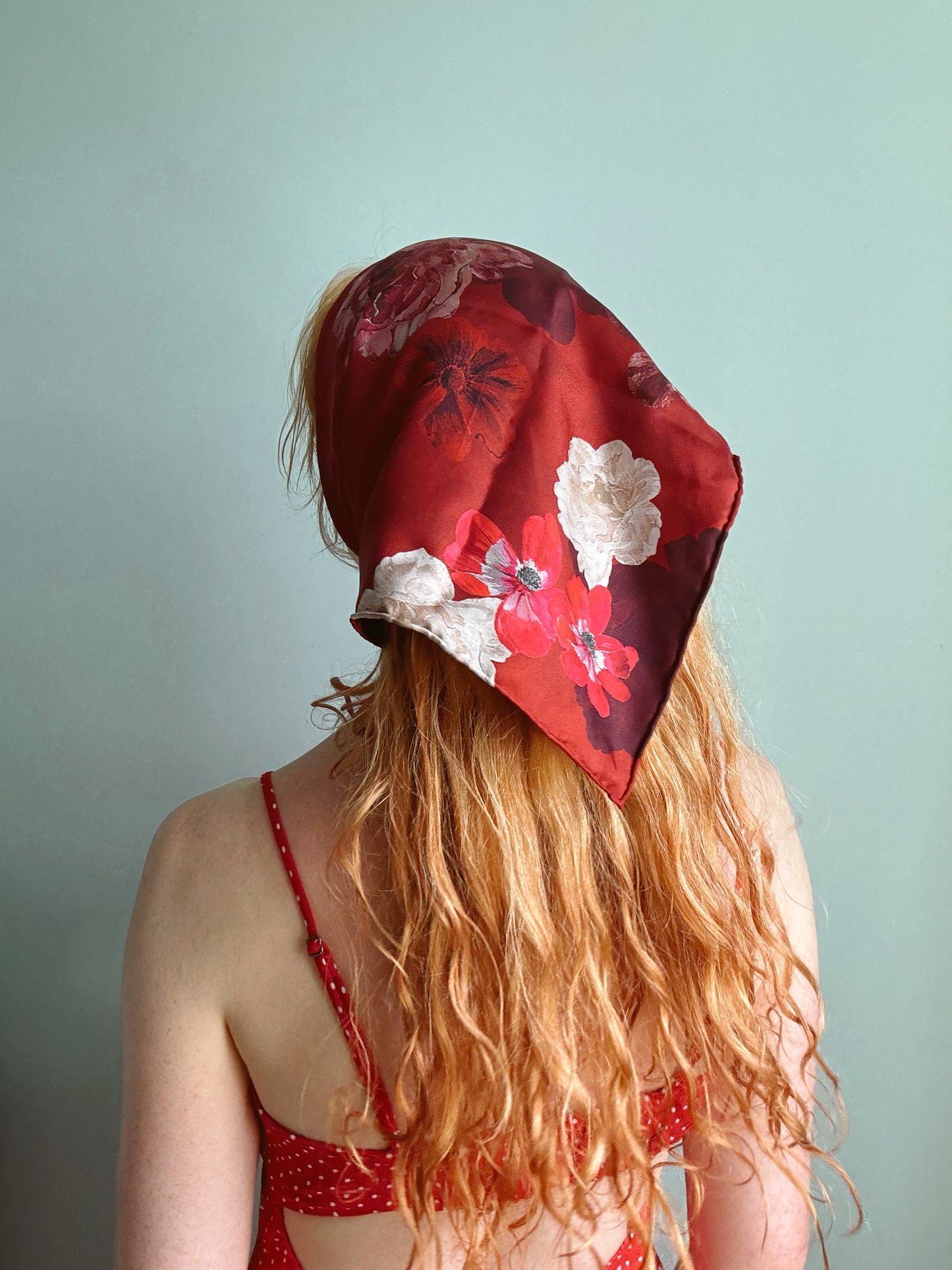 Ruby Rose Silk Scarf