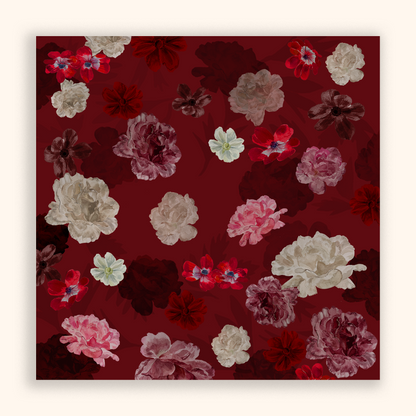 Ruby Rose Silk Scarf