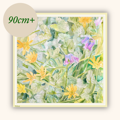 Large Butter Yellow Scarf