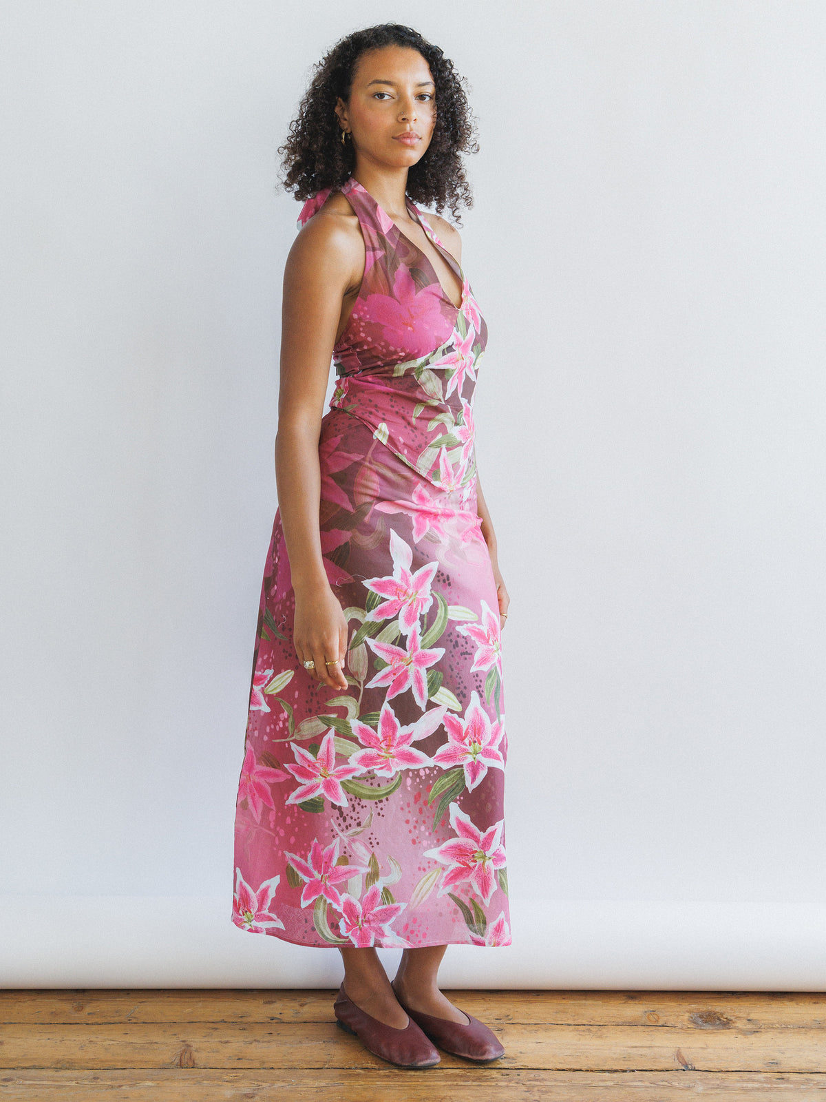 Cocoa Lily Midi Skirt