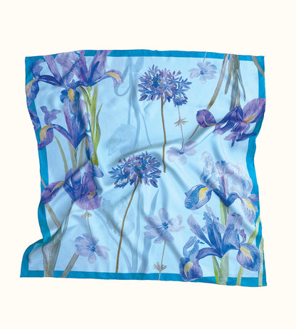 Iris Silk Scarf