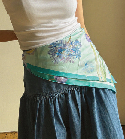 Iris Silk Scarf
