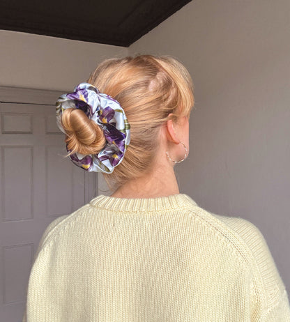 Iris Silk Scrunchie