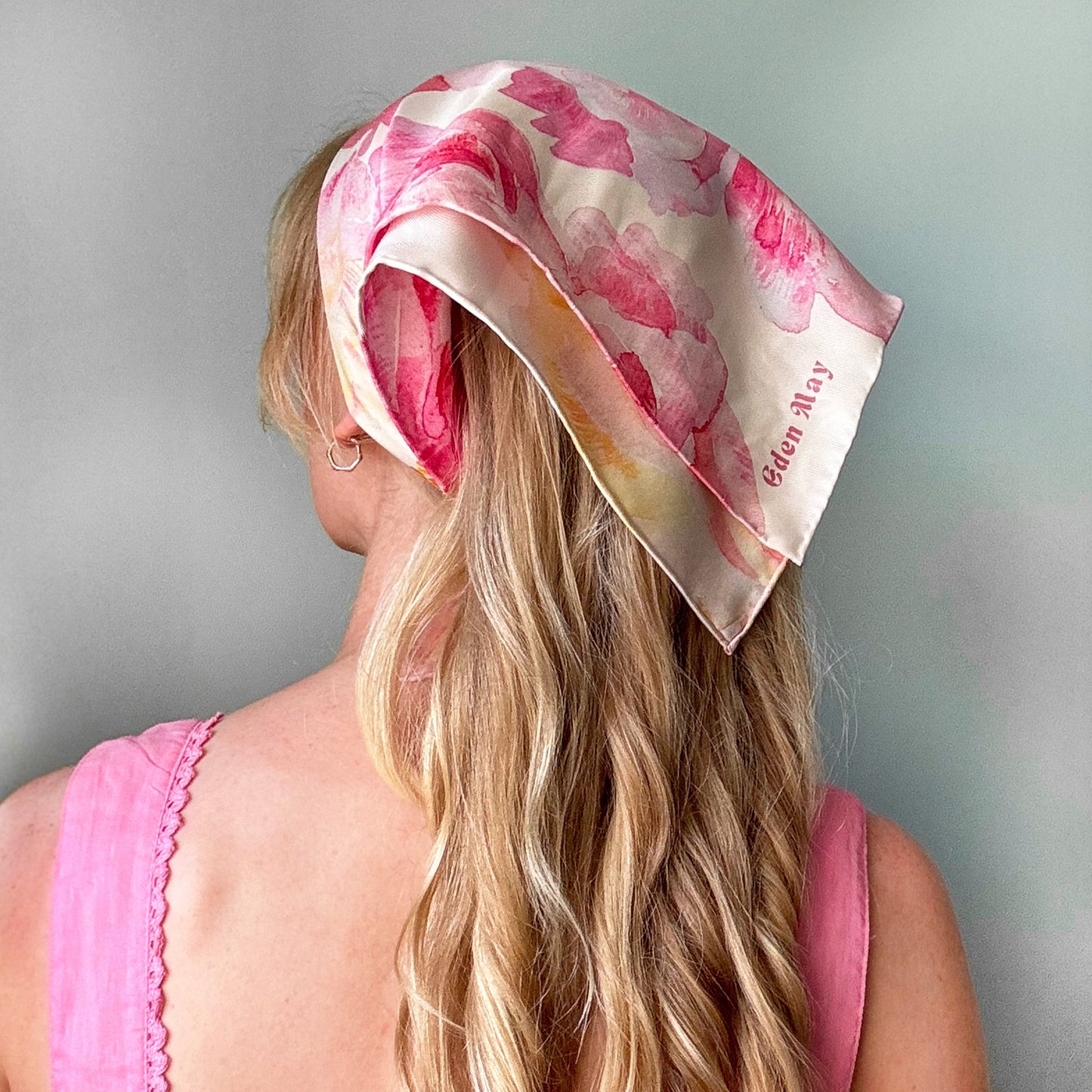 Peony Silk Scarf