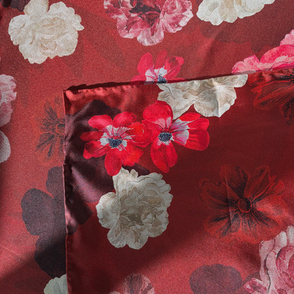 Ruby Rose Silk Scarf