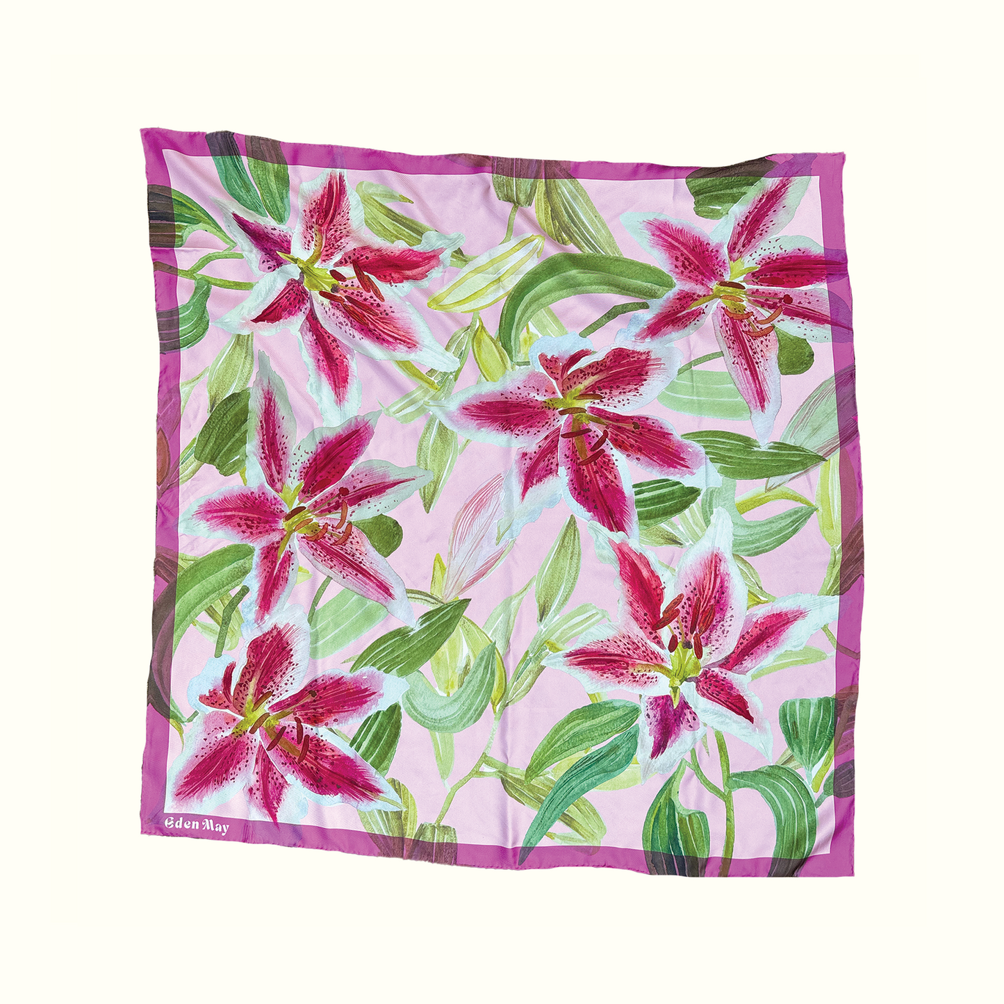 Large Stargazer Silk Scarf 90
