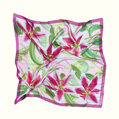 Large Stargazer Silk Scarf 90