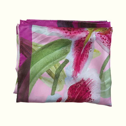 Large Stargazer Silk Scarf 90