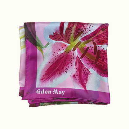 Large Stargazer Silk Scarf 90