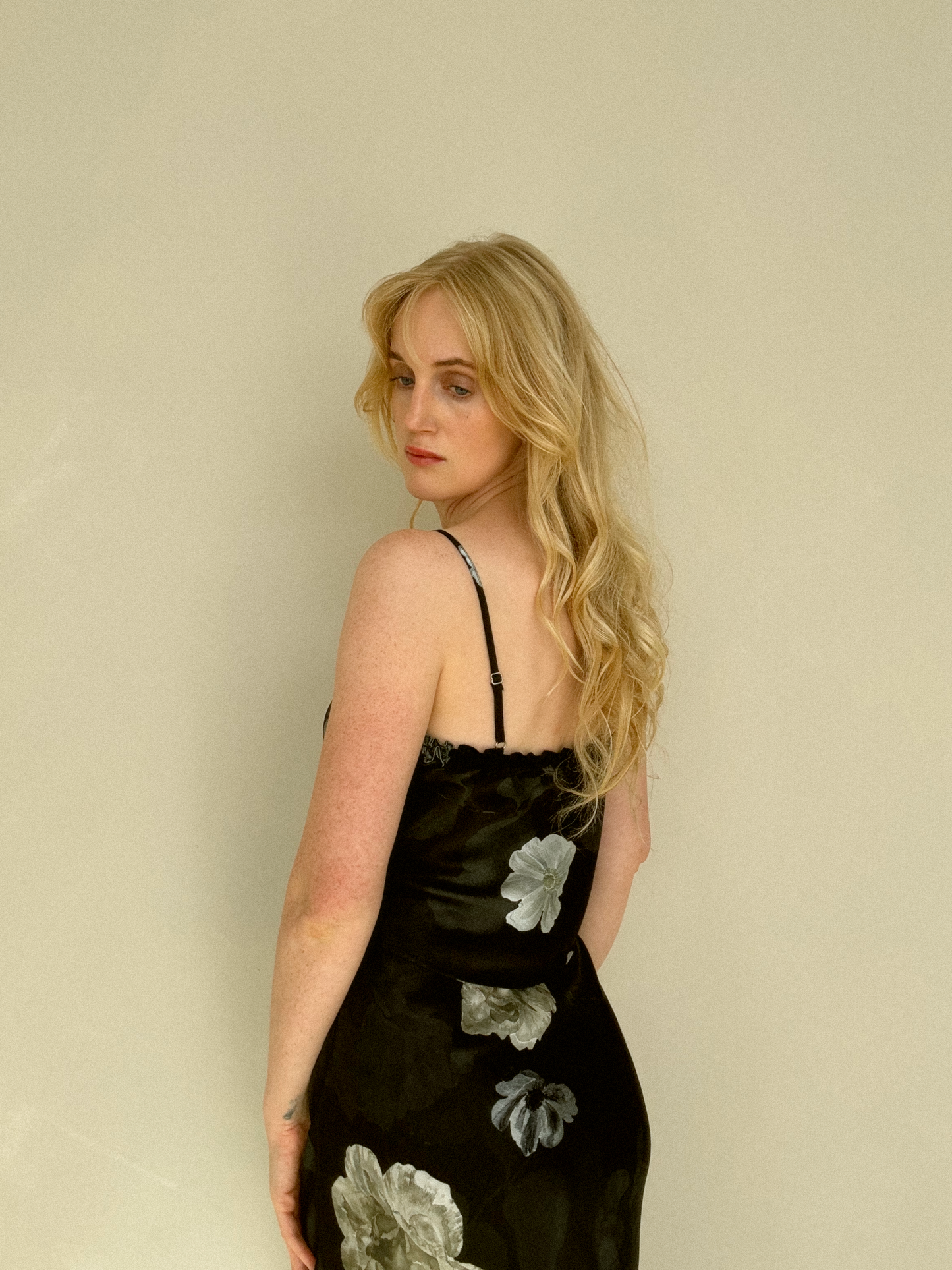 Midnight Rose Silk Top