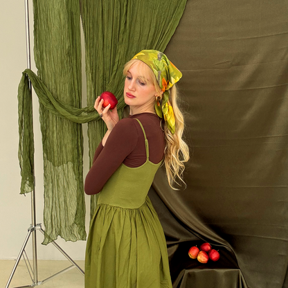 Orla Sunflower Silk Scarf