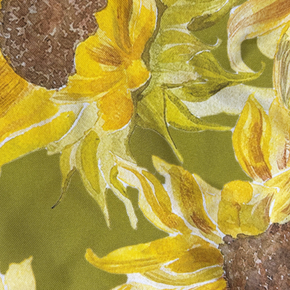 Orla Sunflower Silk Scarf