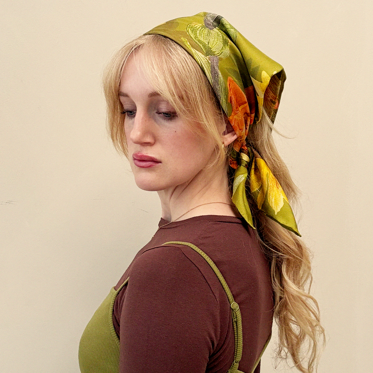 Orla Sunflower Silk Scarf