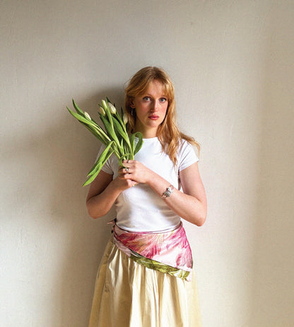 Tulip Silk Scarf