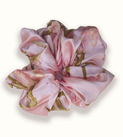 Tulip Silk Scrunchie